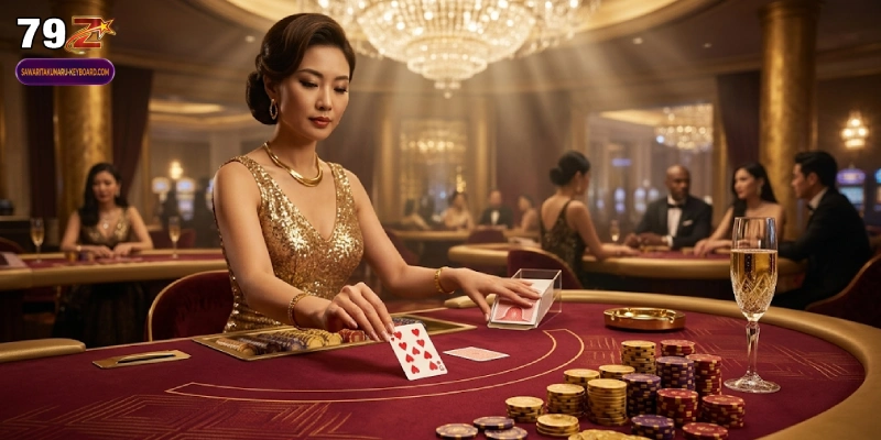 Baccarat 79Z Live Dealer Table